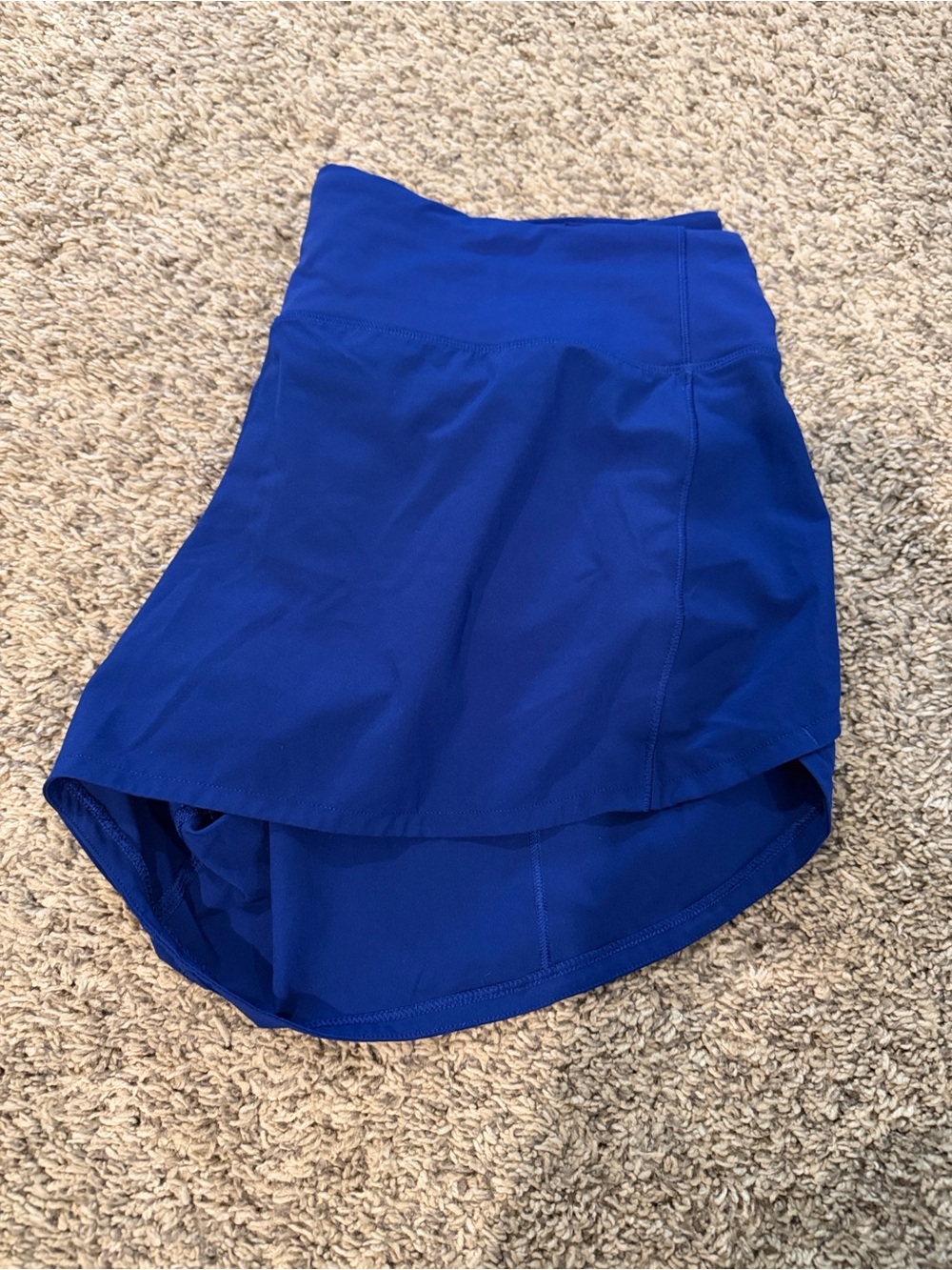 Lululemon Speed Up Running Shorts Royal Blue Size 10 - Picture 8 of 15